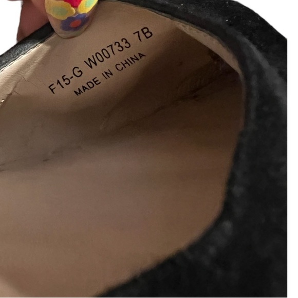 Cole Haan Rendon Pump II Black Suede Leather Size 7 - Picture 7 of 7